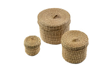 Load image into Gallery viewer, SET OF 3 WOVEN BASKETS